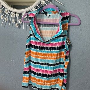 Cute colorful Crown & Ivy blouse.